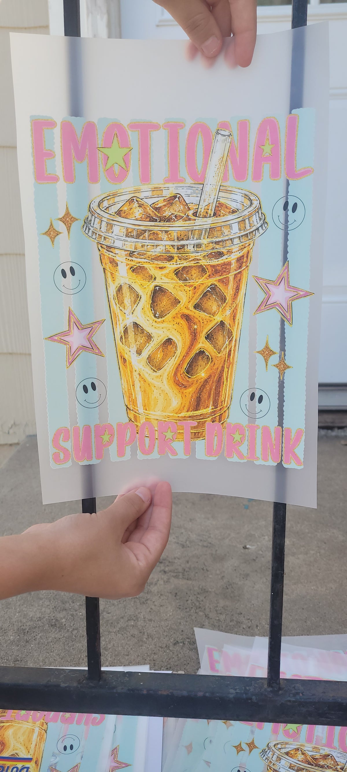 Emotional support- Iced Coffee