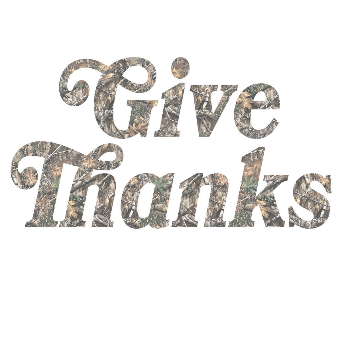 GIVE THANKS CAMO