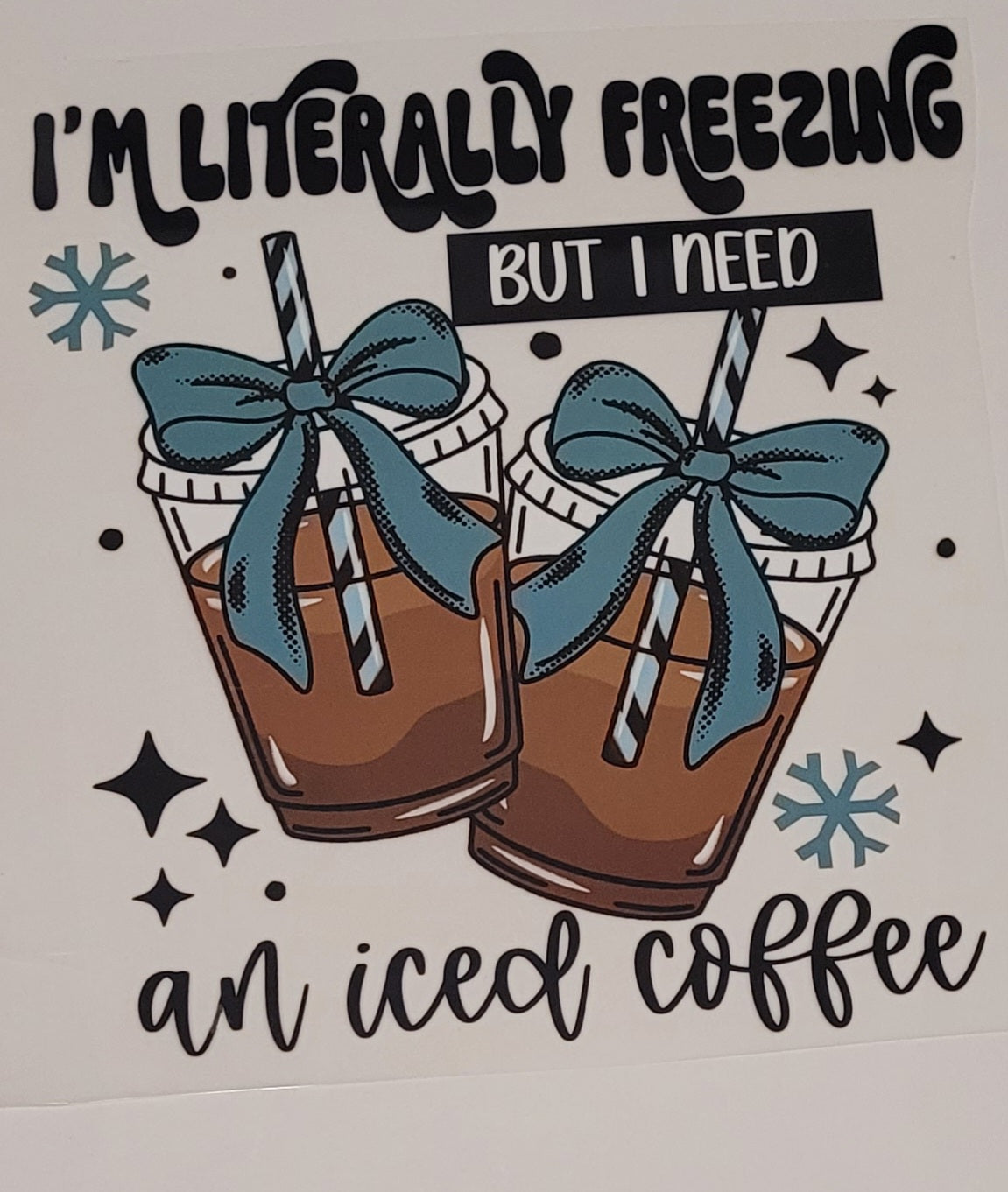 Literally freezing