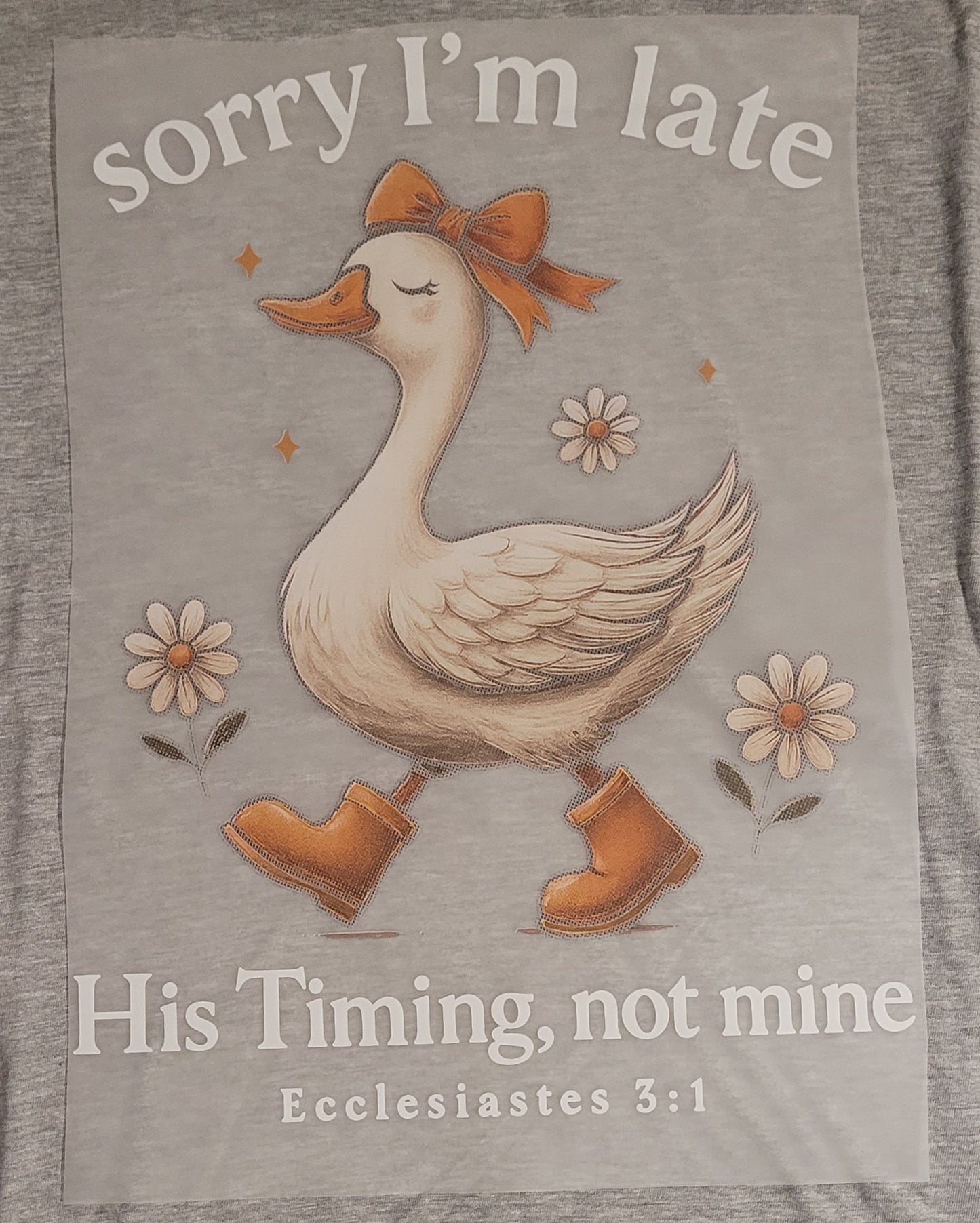 Sorry I'm late