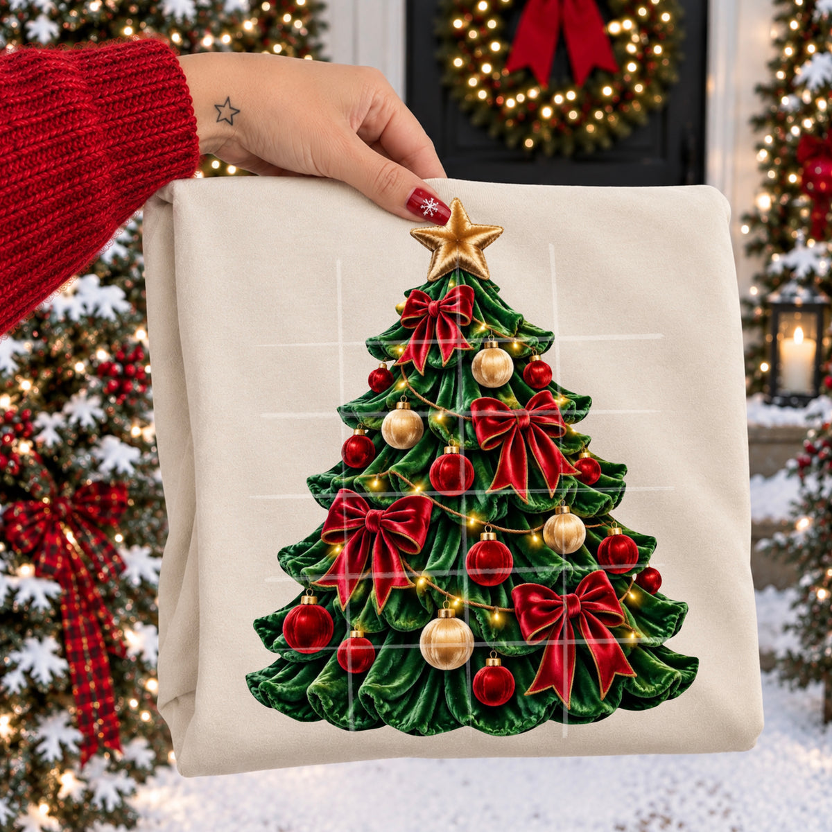 VELVET CHRISTMAS TREE