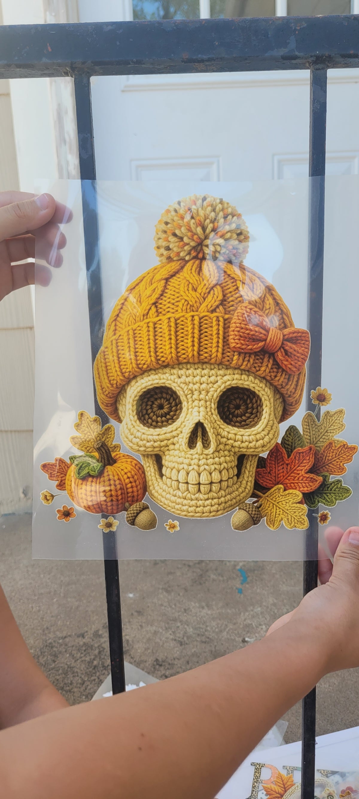 Crochet skull