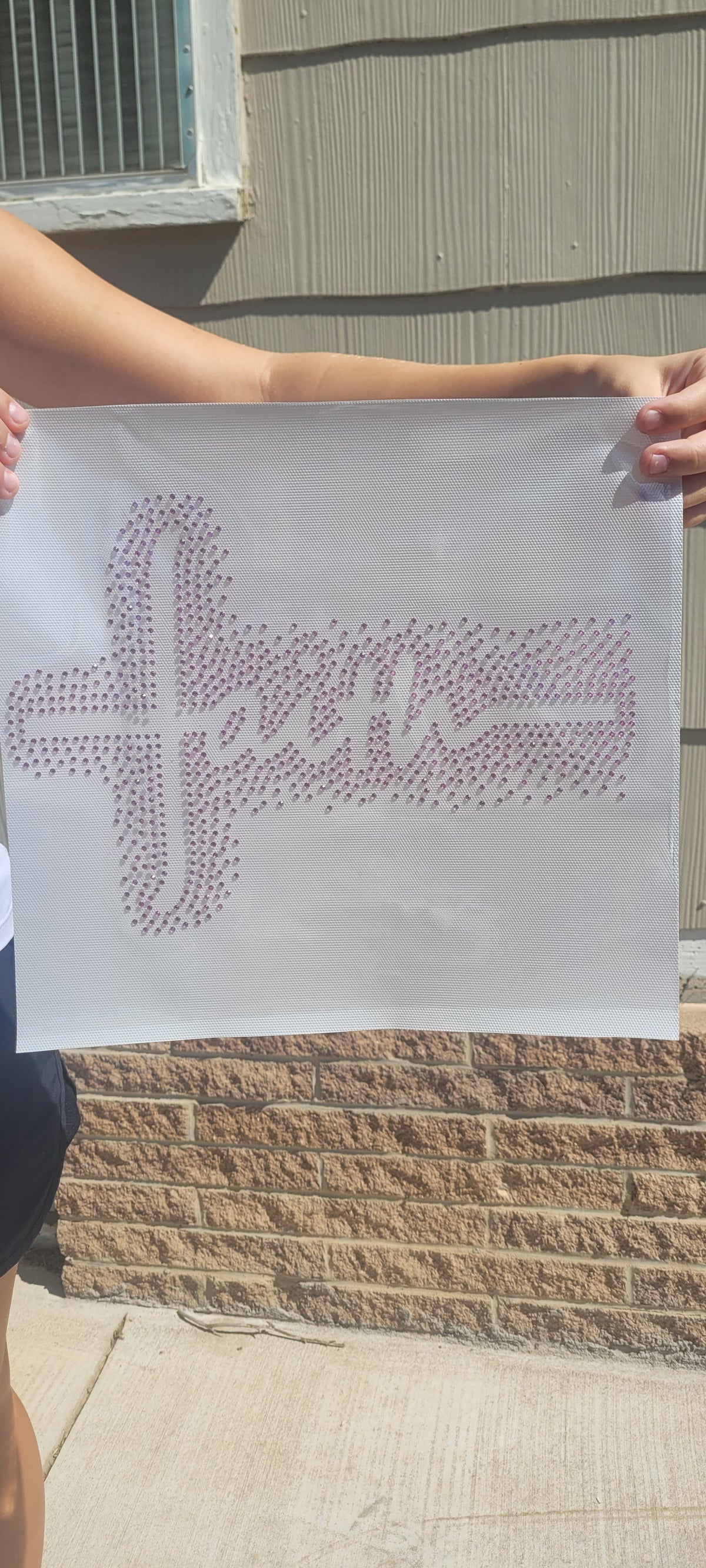 Faith Cross Dark Pink
