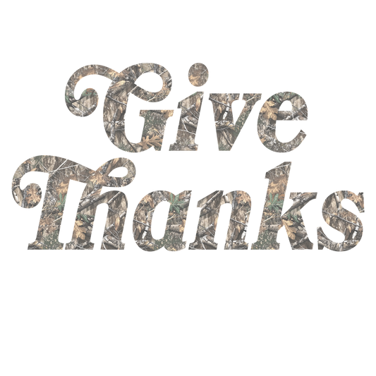 GIVE THANKS CAMO