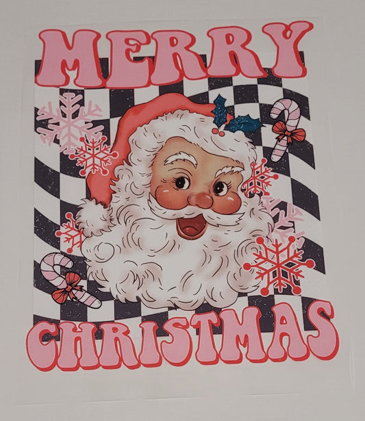 Pink merry christmas