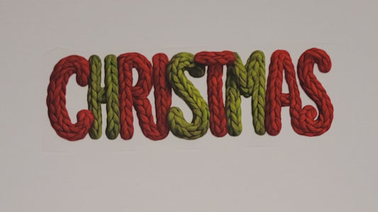 Faux yarn Christmas