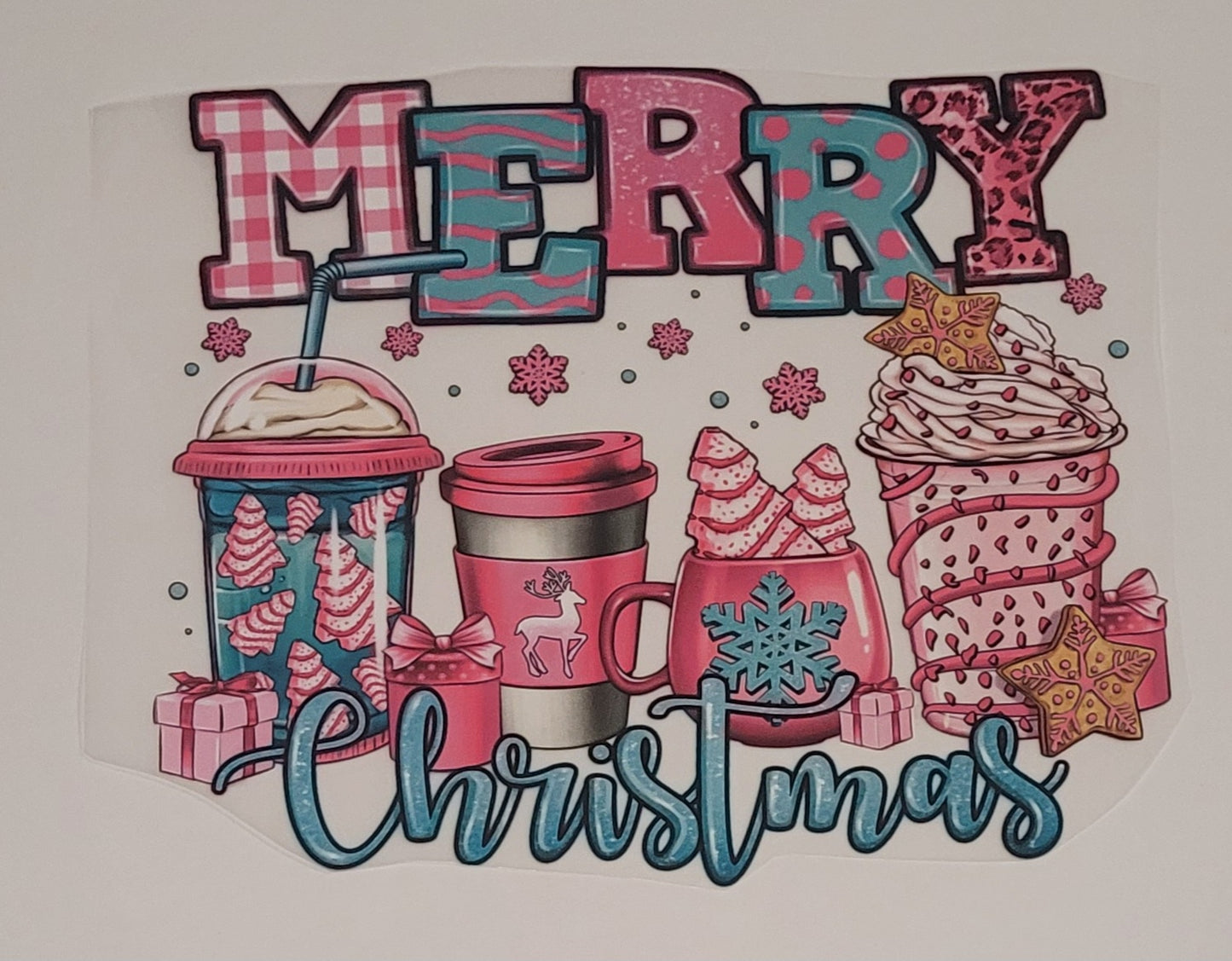 Merry Christmas cups