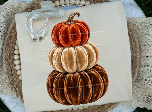 VELVET PUMPKINS
